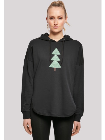 F4NT4STIC Oversized Hoodie Merry Christmas Weihnachten in schwarz