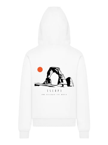 F4NT4STIC Hoodie Escape Discover the World Savannah in weiß
