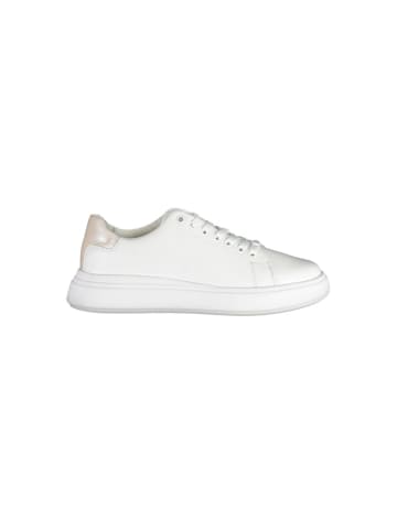 Calvin Klein Weiße Leder-Sneaker