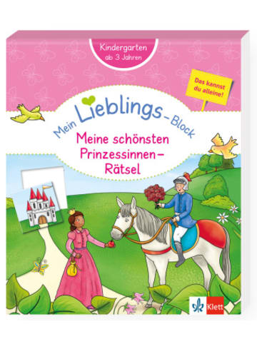 KLETT LERNTRAINING  Buch - Klett Mein Lieblings-Block: Meine schönsten Prinzessinnen-Räts