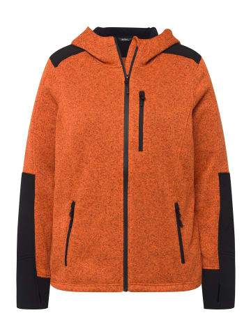 Ulla Popken Sweatjacke in sanddorn