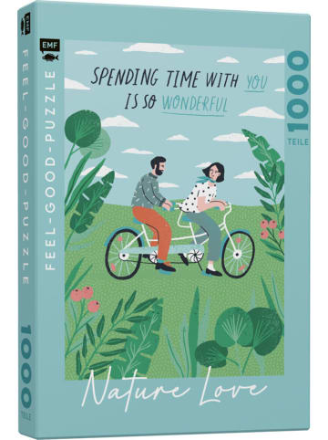 EMF Edition Michael Fischer Feel-good-Puzzle 1000 Teile - NATURE LOVE: Spending time with you is so...