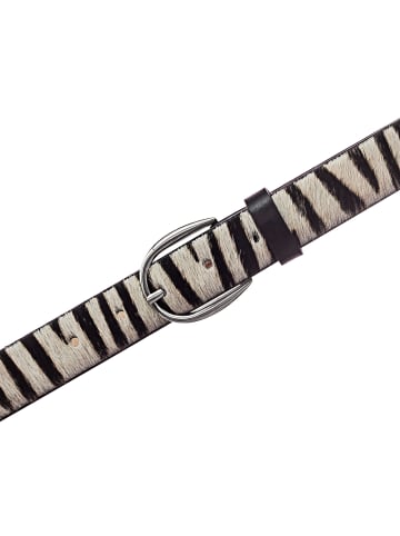 Vanzetti Gürtel Leder white-black