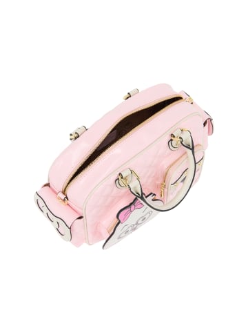 myMo Women Handbag in Pink White
