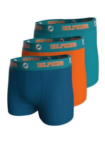 NFL Boxer Miami Dolphins in TEL/ORG/BLU