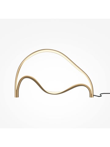 Licht-Erlebnisse Tischlampe EEK G (B)11 x (L)39 x (H)24.5 cm in MessingMessing