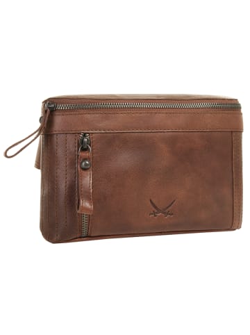 Sansibar Gürteltasche echt Leder in braun