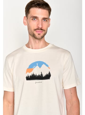 GreenBomb T-Shirt Nature Forest Happy in Creme Weiß