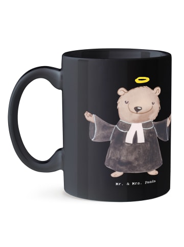 Mr. & Mrs. Panda Pott Pastor Verbindung mit Spruch in Schwarz