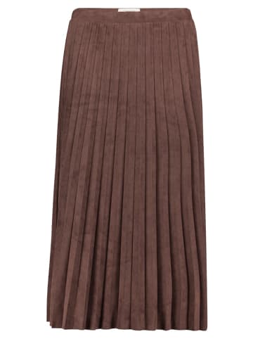 CARTOON Plisseerock in Braun