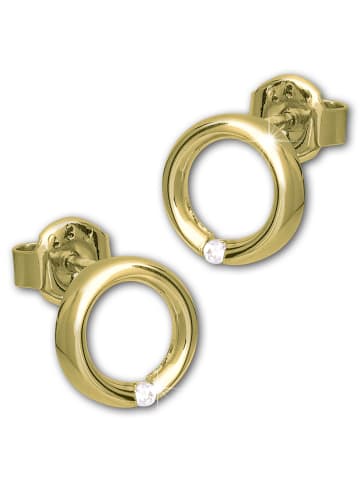 GoldDream Ohrringe Gold 333 Gelbgold - 8 Karat Ring Ohrstecker