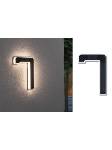 paulmann Solar LED Hausnummernleuchte  Nummer 7
