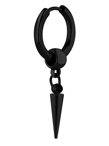 Adeliás Unisex Ohrringe aus Edelstahl in schwarz