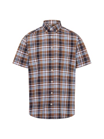 Bugatti Freizeithemd in braun blau