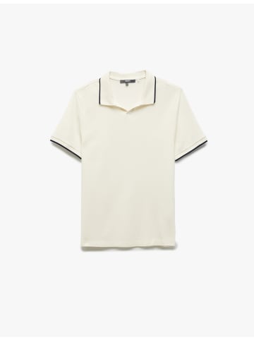 KOTON TSHIRT SS POLO in Ekru