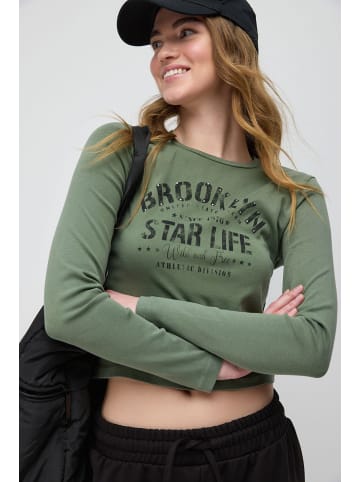 NO MATTER WHAT Blouse in Khaki