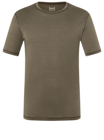 Super.natural Merino T-Shirt in braun
