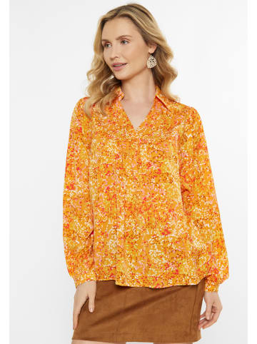 usha FESTIVAL Women Blouse in multicolor orange