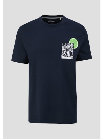 s.Oliver T-Shirt in 59D3_navy