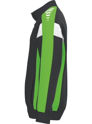erima Unisex Erwachsene, Erwachsene Trainingsjacke in schwarz/green gecko