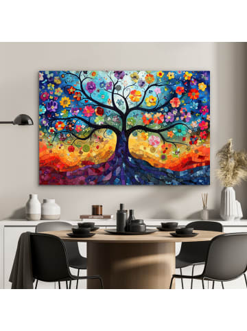 OnlyWow Metallbild Blumenbaum