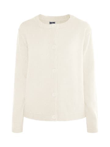 DreiMaster Damen Strickjacke in Wollweiss