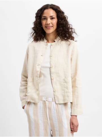 Marie Lund Leinenbluse Emma in beige - 0005