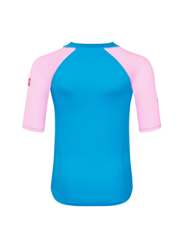 Trollkids Badeshirt Kvalvika T in dynamic blue