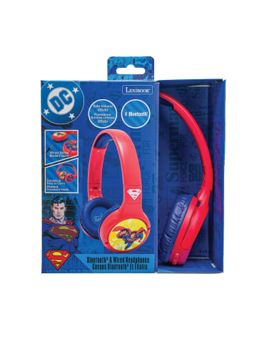 Lexibook Superman 2-in-1 Bluetooth® & Kabel-Kopfhörer faltbar