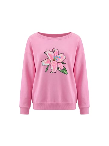 IZIA Women Sweatshirt in Pink