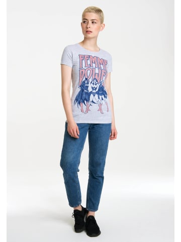 Logoshirt T-Shirt Wonder Woman in grau meliert