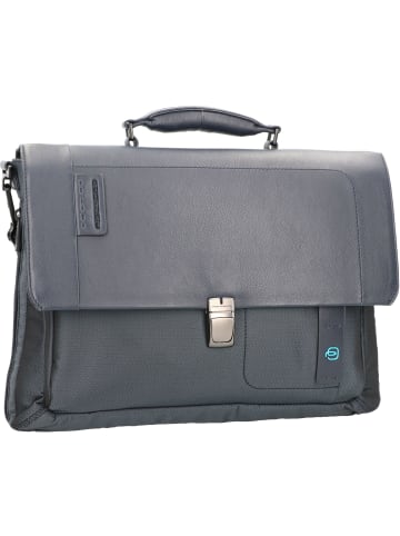 Piquadro P16 Aktentasche 41 cm Laptopfach in blue