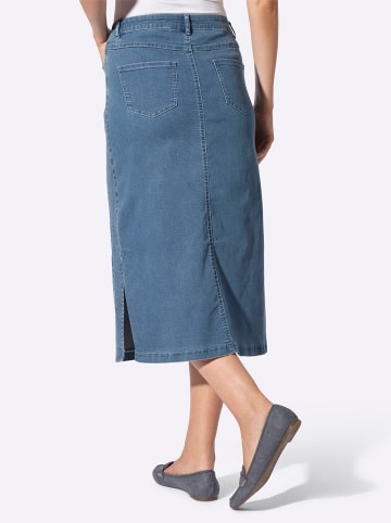 WITT WEIDEN Jeans-Rock in blue-bleached