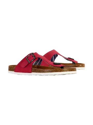 Terre de Marins Saline Leder Pantoletten Rose