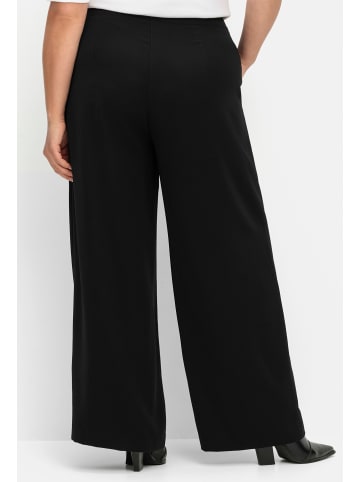 sheego Hose in schwarz
