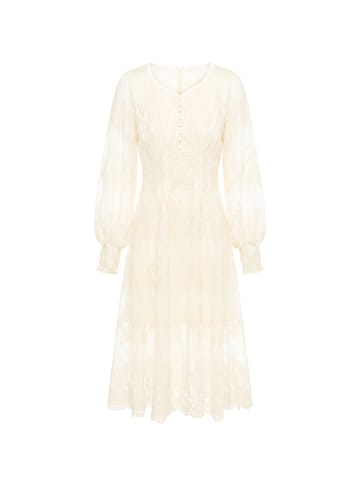 caspio Women Dress in Cream