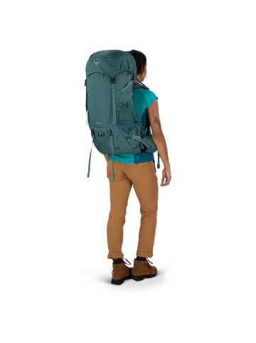 Osprey Renn 50 Women - Trekkingrucksack 70 cm (pediment grey/linen tan) in cascade blue/melon orange