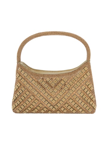 faina Women Handbag in Gold