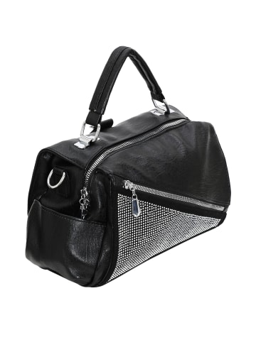 NAEMI Handtasche in Schwarz Silber