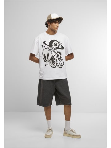 Mister Tee T-Shirt "Planet Alien Oversize Tee" in Weiß