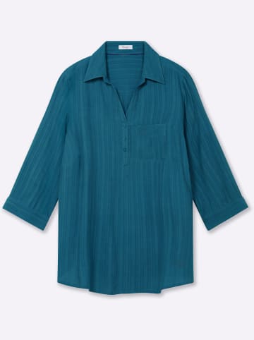sheego 3/4-Arm-Bluse in topas