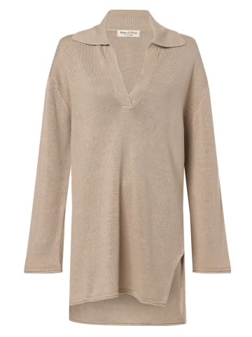 Marc O'Polo Pullover mit Leinen-Anteil in beige