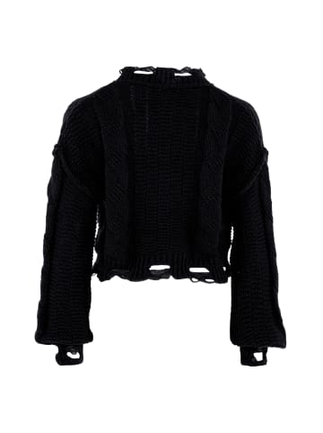 myMo Strickjacke in SCHWARZ