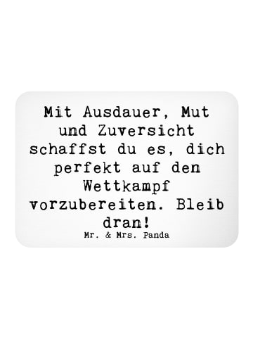 Mr. & Mrs. Panda magnet Spruch Wettkampfvorbereitung meistern mi... in Weiß