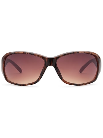 styleBREAKER Sonnenbrille in Braun / Braun Verlauf