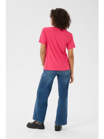 Kaffe T-Shirt kurzarm KAfrida Regular fit in Raspberry