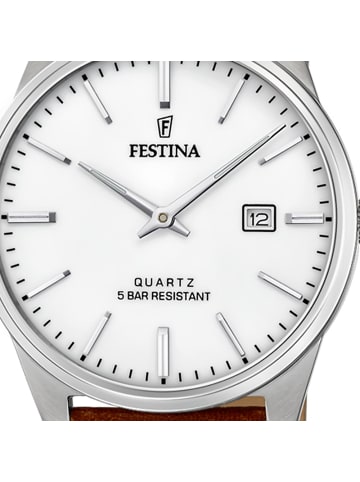 Festina Analog-Armbanduhr Festina Klassik braun mittel (ca. 39mm)