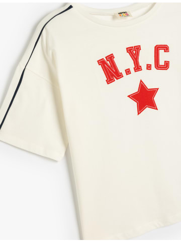 KOTON TSHIRT SS in Ekru