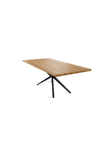 58 aufm Kessel BAUMKANTENTISCH Daisie 9 220x76x100 Massivholztisch Wildeiche geölt