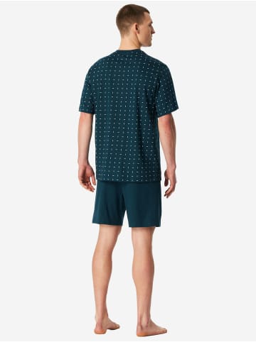 Schiesser Pyjama Comfort Essentials in Petrol